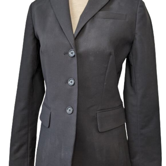 Gap 3 Button Classic Black Blazer Sz 0 - Picture 2 of 12